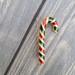 Vintage Candy Cane Pin